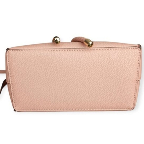 Anne Klein Light Pink Bucket Bag with Braided Design NWOT. - Picture 6 of 9